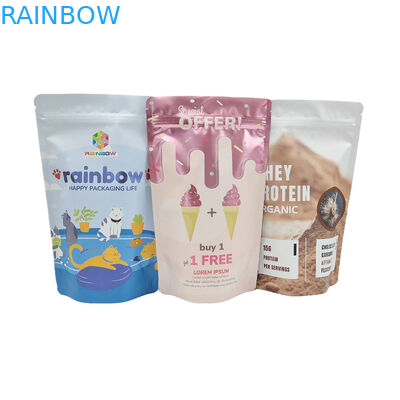 Voedselverpakking Met Rits Eetbare 250g Koffiebar Wrapper Hersluitbare Stand Up Pouch