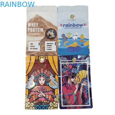 Food Grade Verpakking Custom Matte Aluminiumfolie Eetbare Mylar Snack Zip Lock Bags