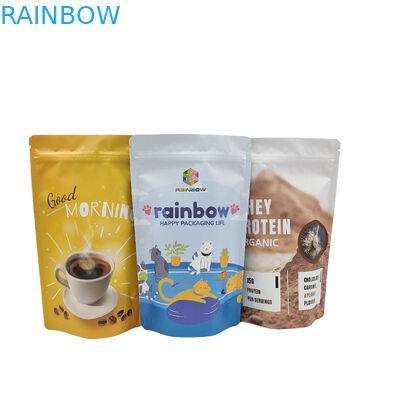 Food Grade Verpakking Custom Matte Aluminiumfolie Eetbare Mylar Snack Zip Lock Bags