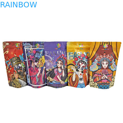 Eetbare Folie Stand Up Rits Pouch 100G Plastic Voor Snoep/Snack/Koffie/Pet Food Mylar Zakken