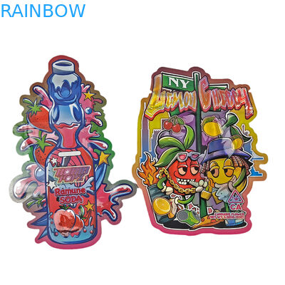 van het het Kindbewijs van 3.5g 7g 14g van de de Matrijzenbesnoeiing van Matte Soft Touch Special Shape de Verpakkende Zak van Mylar