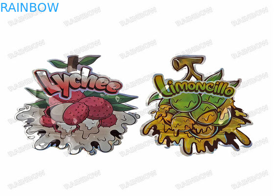 De zachte Zakken van de de Matrijzenbesnoeiing van Aanrakingsmatte snack mylar bags packaging Onregelmatig gevormde 3.5g 7g 14g 28g