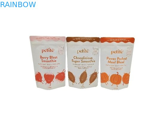 Biologisch afbreekbare Kraftpapier-Document Tribune op Zakkenvoedsel Verpakkingszakken