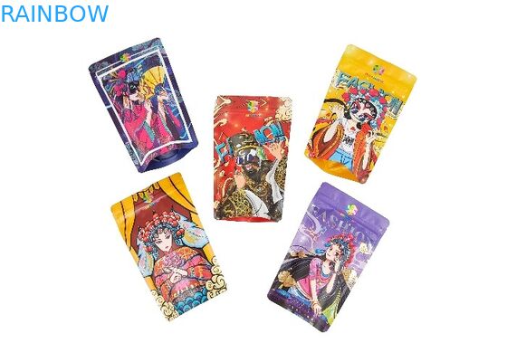 Aluminiumfolie Plastic Tribune op van het Bewijs Resealable Mylar van de Zakgeur de Ritssluitingszakken