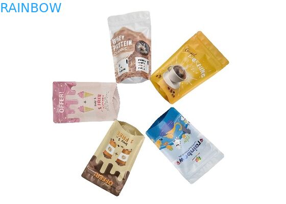 Aluminiumfolie Plastic Tribune op van het Bewijs Resealable Mylar van de Zakgeur de Ritssluitingszakken