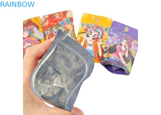 Aluminiumfolie Plastic Tribune op van het Bewijs Resealable Mylar van de Zakgeur de Ritssluitingszakken