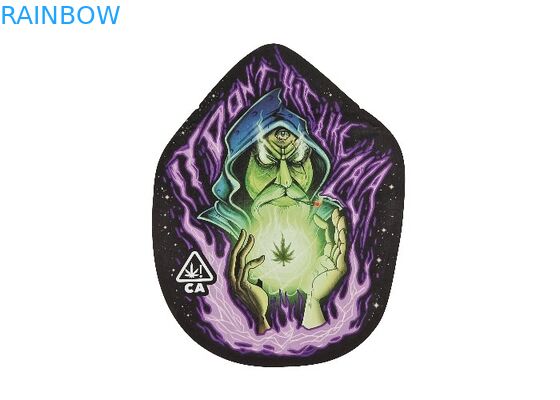 Zachte de Zakken Speciale Gestalte gegeven Digitale Druk van de Aanrakings Plastic 3.5g Mylar Ritssluiting