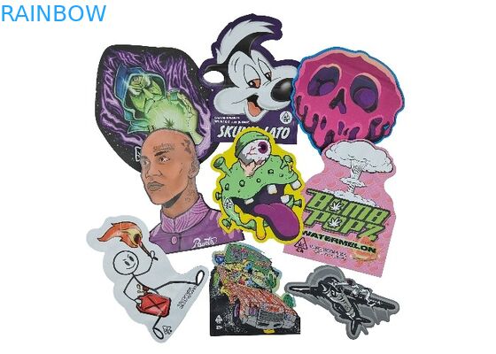 De matrijs sneed de Onregelmatige Speciale Gevormde Plastic Zak 3.5g 7g 14g van de Ritssluitingsfolie