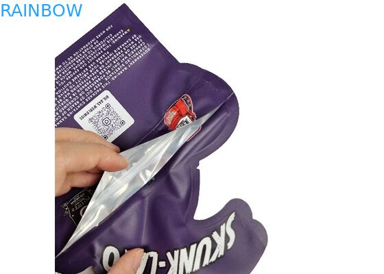 De matrijs sneed de Onregelmatige Speciale Gevormde Plastic Zak 3.5g 7g 14g van de Ritssluitingsfolie