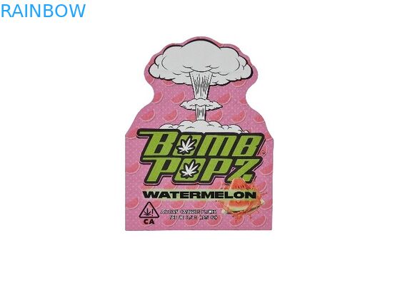 De plastic Kindveilige 3.5g-Matrijs van de Ritssluitingszakken van Hologrammylar sneed Onregelmatige Gevormd Speciaal