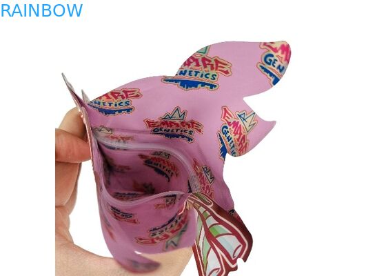 De plastic Kindveilige 3.5g-Matrijs van de Ritssluitingszakken van Hologrammylar sneed Onregelmatige Gevormd Speciaal