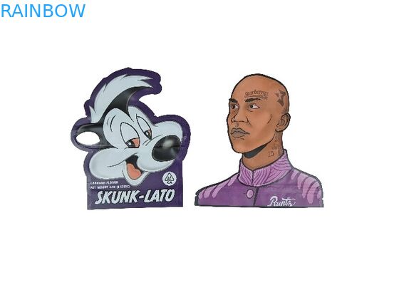 De speciale Gevormde Kindveilige Ritssluiting doet Resealable 3.5g in zakken - 28g-de Zakken van het Geurbewijs