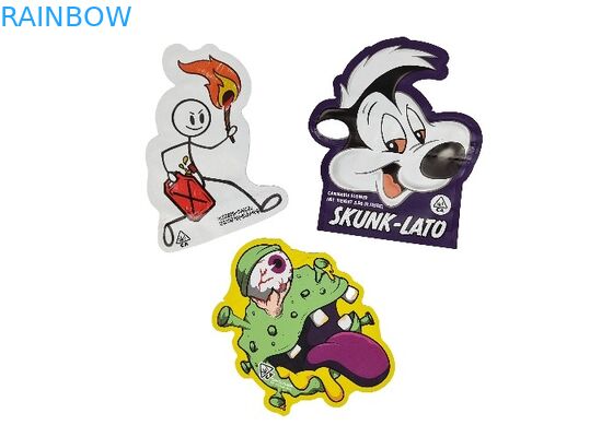 3.5g - 28g de Zakken Matte Finish Irregular Special Shaped van Mylar van de hologramaluminiumfolie