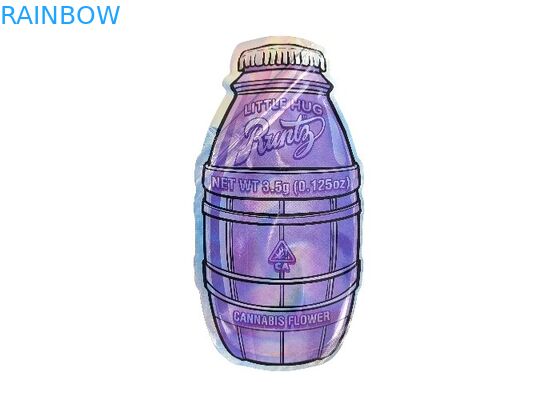 De plastic Douane Mylar van de Matrijzenbesnoeiing doet Speciaal Gestalte gegeven Hologram in zakken Schilderend 3.5g