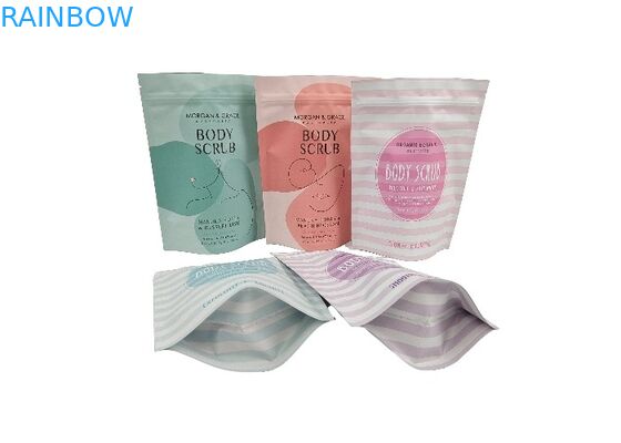 Digitaal drukken Custom Stand Up Bag Waterdicht Verpakkingszak Voor Body Scrub