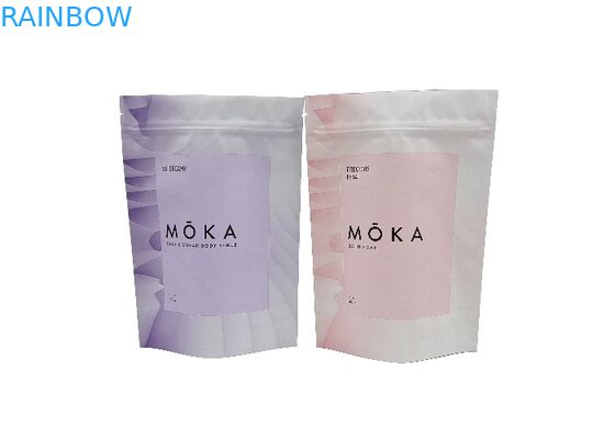 Digitaal drukken Custom Stand Up Bag Waterdicht Verpakkingszak Voor Body Scrub