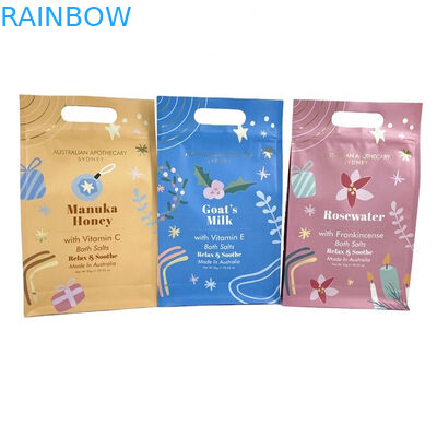 Digitaal drukken op maat Privélabel Spa Geschenk Natuurlijk Epsom Zout Badzouten Verpakkingszak Mylar Bag voor 250g Body Scrub