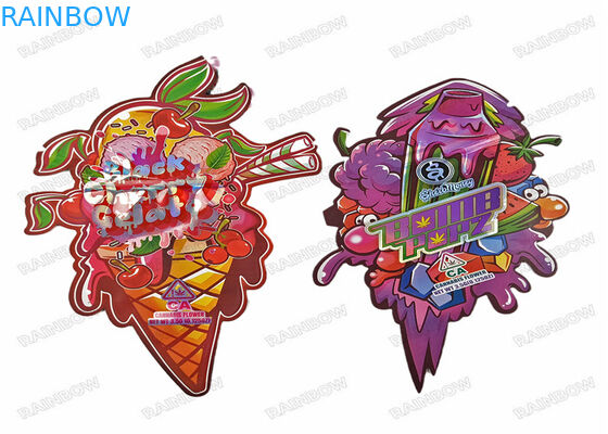 3.5g Eetbare Digitale Druk Voedselverpakking Stand Up Bag Ziplock Geurbestendige Plastic Bags