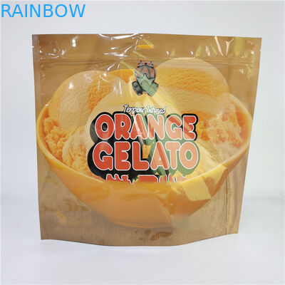 Digitale druktas 3.5G 1LB Soft Touch Holographic Pouch High Barrier Smell Proof Child Proof Zipper Stand Up Bags