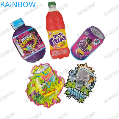 3.5g Custom Die Cut Bags Geurbestendige Zipper Mylar Bags Kindbestendige Zipper Bags voor Koekjes Gummies Verpakking