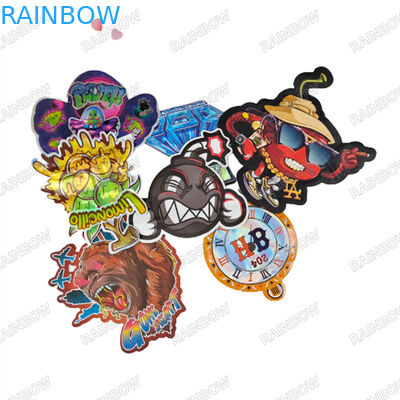 3.5g Custom Die Cut Bags Geurbestendige Zipper Mylar Bags Kindbestendige Zipper Bags voor Koekjes Gummies Verpakking