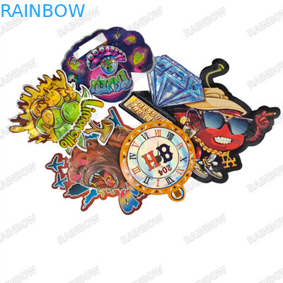 3.5g Custom Die Cut Bags Geurbestendige Zipper Mylar Bags Kindbestendige Zipper Bags voor Koekjes Gummies Verpakking