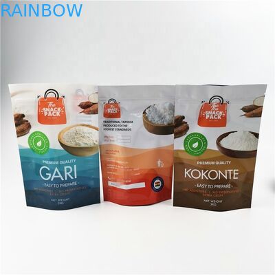 Op maat gemaakte plastic zakken voor het afdrukken van voedselverpakkingszakken met rits