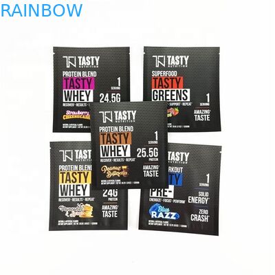 Op maat gemaakte plastic zakken voor het afdrukken van voedselverpakkingszakken met rits