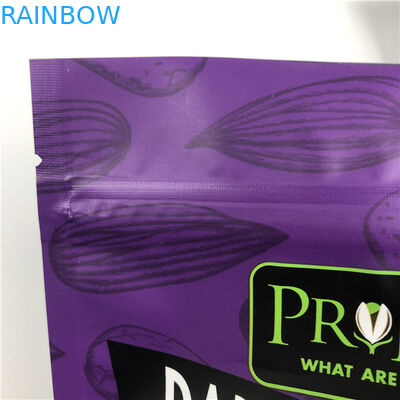 Groothandelprijs Persoonlijk afdrukken Zipper sluiting Gedroogde voedselverpakkingszak Vochtbestendige foliezakken