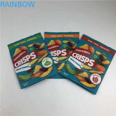 Op maat gemaakte bestelling Aanvaardbare snack chips zak Verpakking met herverzegelbare en schermdrukken