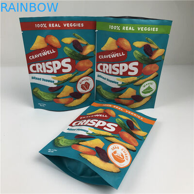 Op maat gemaakte bestelling Aanvaardbare snack chips zak Verpakking met herverzegelbare en schermdrukken