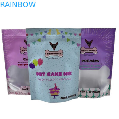 Voedingszak voor huisdierenvoeding met rits Stand up rits Voedselverpakkingszakken