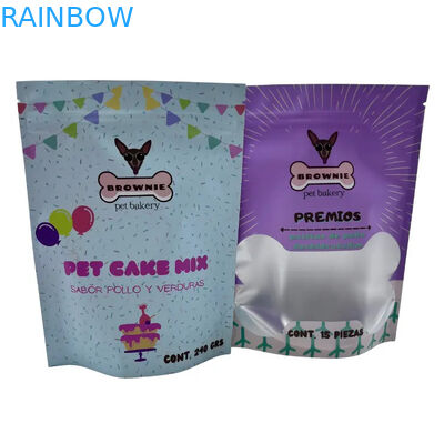 Voedingszak voor huisdierenvoeding met rits Stand up rits Voedselverpakkingszakken