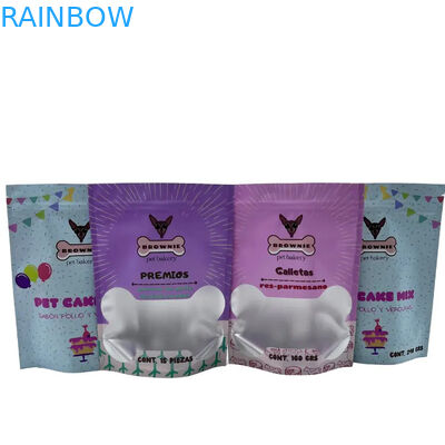 Zipper-voerzak in CMYK-kleuren voor langdurige opslag van voedsel voor huisdieren