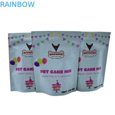 Herbruikbare zak voor huisdierenvoeding voor opstaande verpakkingen met rits slot