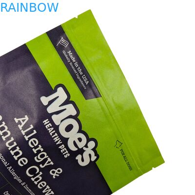 Custom Ziplock Matte Biodegradable Bags Aluminiumfolie Hervergrendelbaar Food Grade Coffee Bean Tea Nut Snack Doypack