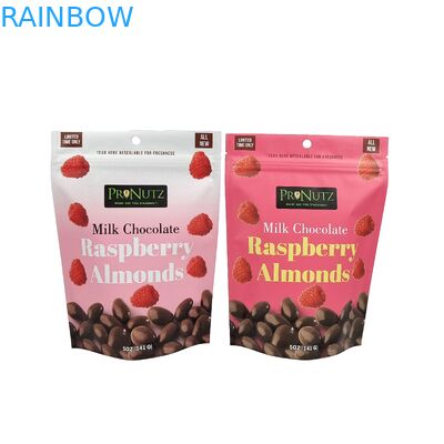 Op maat gedrukte aluminiumfolie Ziplock plastic zakken voor poederverpakking Ziplock Stand Up Pouch