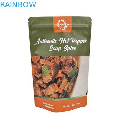 Custom logo gedrukt hervergrendelbare plastic zakken Snack noten voedsel verpakking Stand up pouch Zipper zak