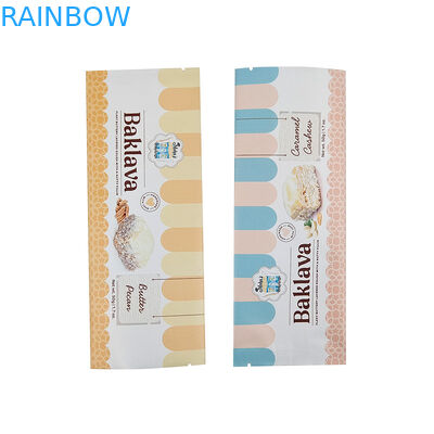 Groothandel Voedingsmiddelen op maat Geprinte platte zak zak Verpakking Lage MOQ Biologisch afbreekbare zak zak