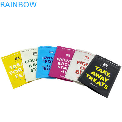 Voedingsmiddelengraad Kraftpapierzakjes Biologisch afbreekbaar Ziplock Stand Up Packaging