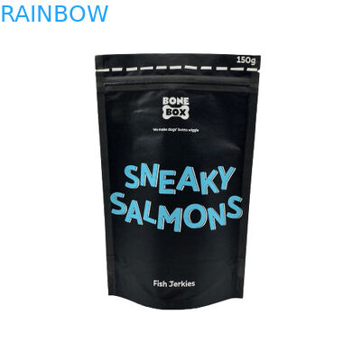 Voedingsmiddelengraad Kraftpapierzakjes Biologisch afbreekbaar Ziplock Stand Up Packaging