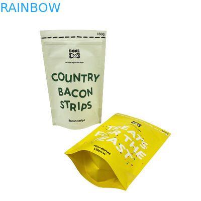 Biologisch afbreekbare koffiebonen verpakkingszak Kraftpapier gerecycled opstaand zakje koffiezak