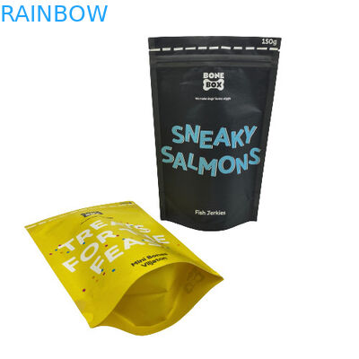 Biologisch afbreekbare koffiebonen verpakkingszak Kraftpapier gerecycled opstaand zakje koffiezak