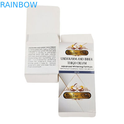 Op maat gemaakte papieren karton gezichtcrème verpakkingsdoos cadeaubonnen huidverzorging cosmetica papieren doos met eigen logo