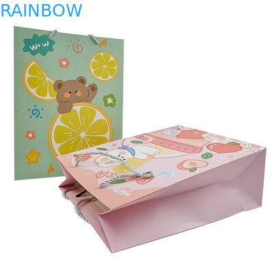 Groothandel Custom Printed Logo Luxury Gift Paper Bag Retail Boutique Shopping Papieren zakken