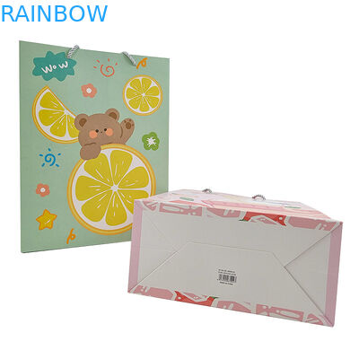 Groothandel Custom Printed Logo Luxury Gift Paper Bag Retail Boutique Shopping Papieren zakken