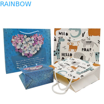 Aanpassing Verpakking Papier Kraftzak Hoogwaardige biologisch afbreekbare winkelzak Stoffenzak