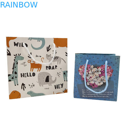 Aanpassing Verpakking Papier Kraftzak Hoogwaardige biologisch afbreekbare winkelzak Stoffenzak