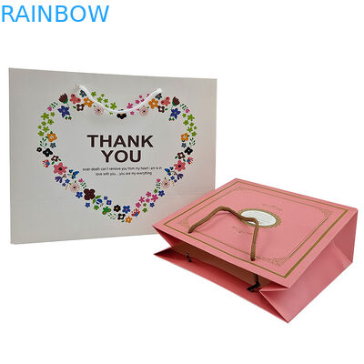 Gepersonaliseerde kledingverpakkingen Handwerk Bruine papieren zakken Food Grade Winkelwagen