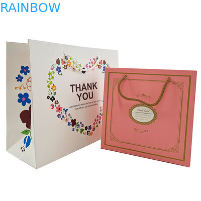 Gepersonaliseerde kledingverpakkingen Handwerk Bruine papieren zakken Food Grade Winkelwagen